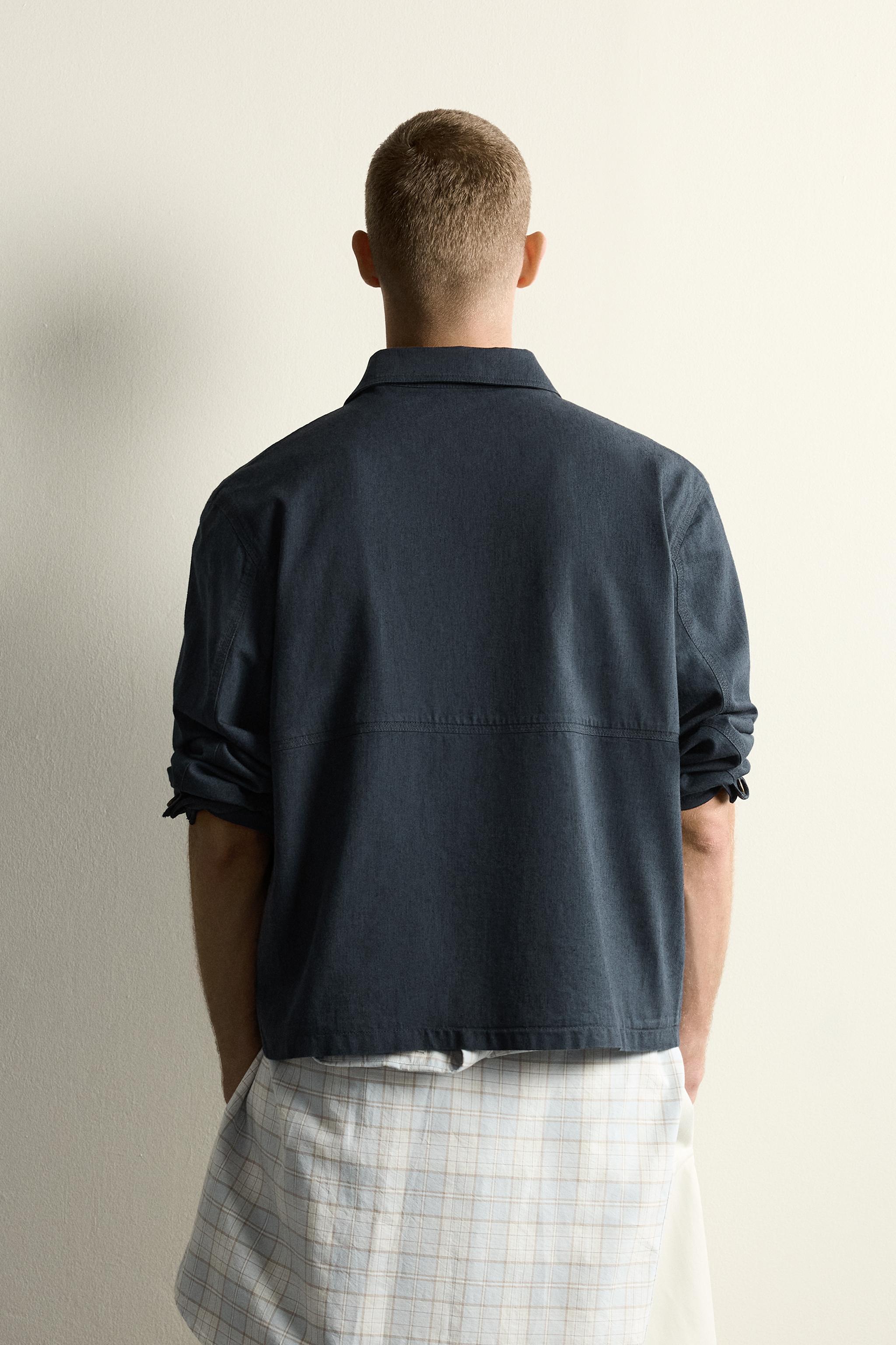 RELAXED FIT POCKET OVERSHIRT
